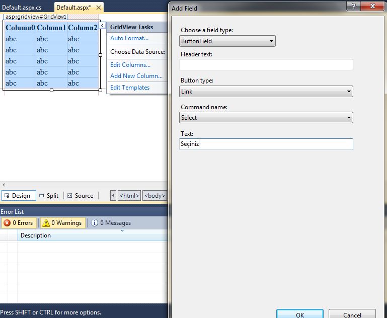 Company aspx. С# winui3 add Plus button to gridview. SELECTEDINDEXCHANGED.